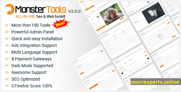 MonsterTools: The All-in-One SEO & Web Toolkit, like a Swiss Army Knife